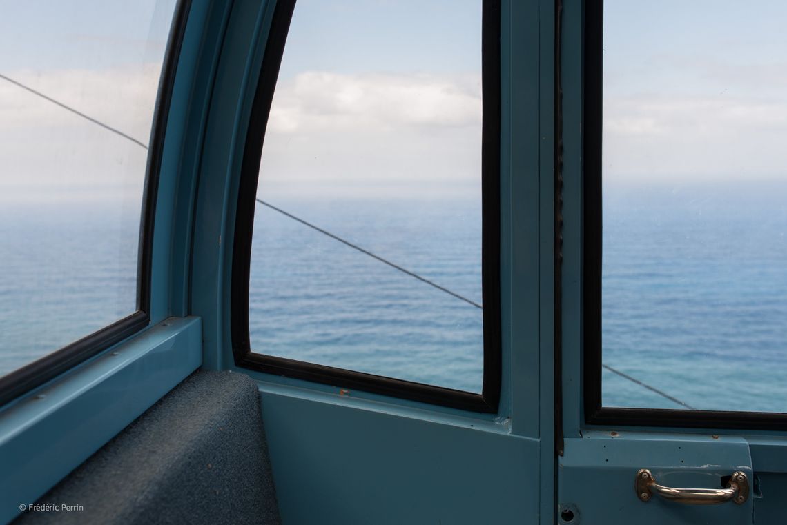 Cable Car Over the Sea