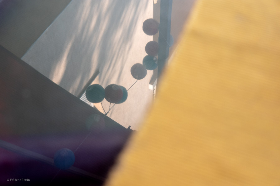 Reflections at a Café Table