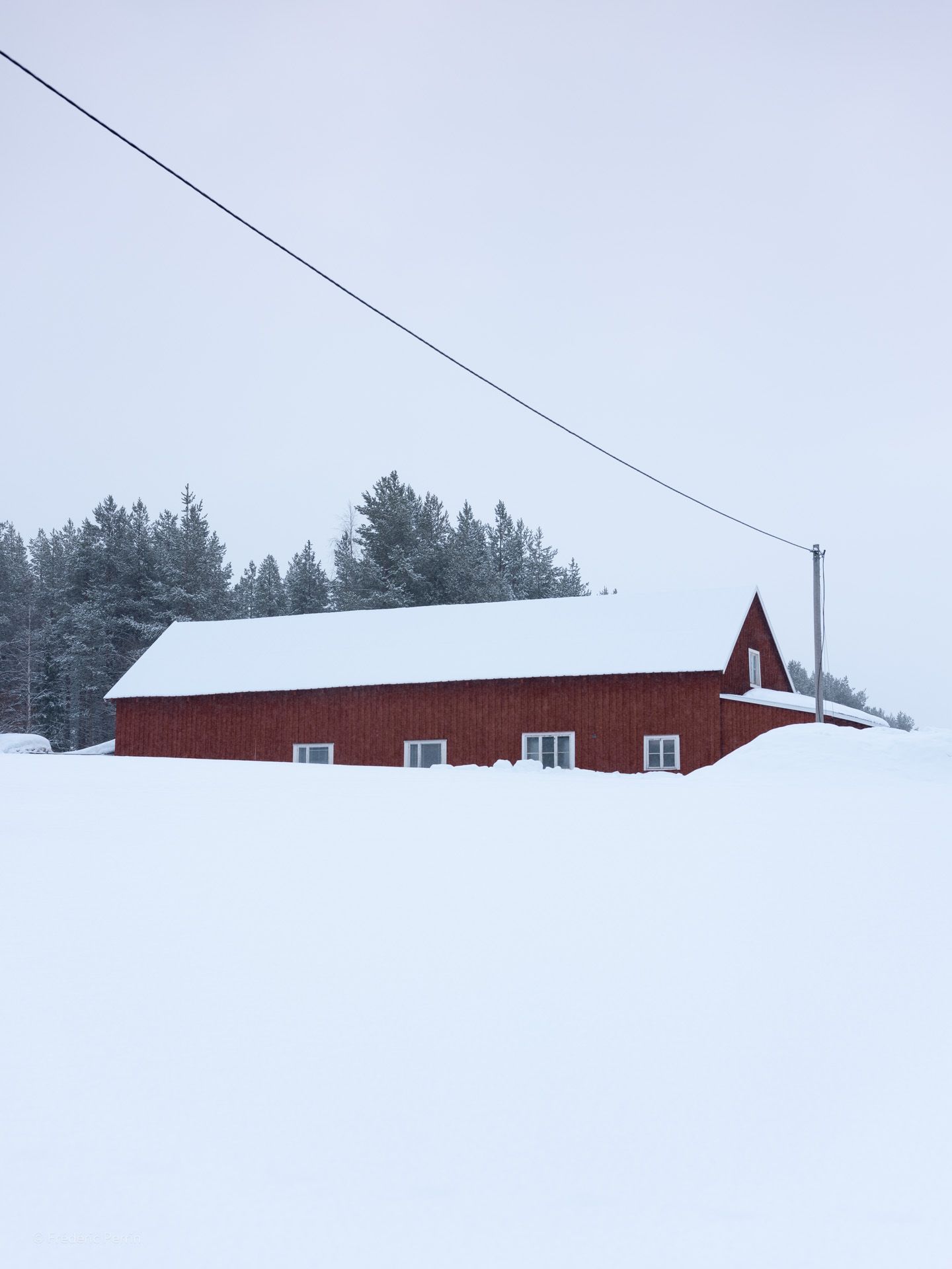 Lignes sur blanc